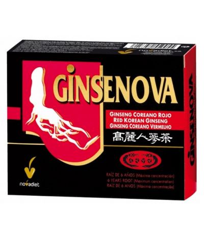 Ginsenova Ginseng Rojo Coreano 60caps Nova Diet