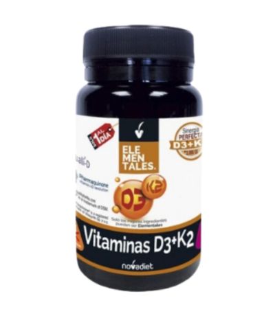 Elementales Vitamina D3 K2 60caps Novadiet