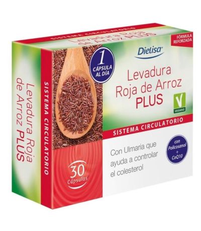 Levadura de Arroz Rojo Plus Vegan 30comp Dietisa