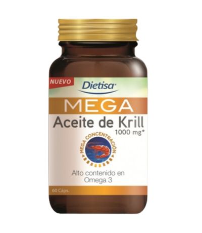 Mega Aceite de Krill 1000Mg 60caps Dielisa