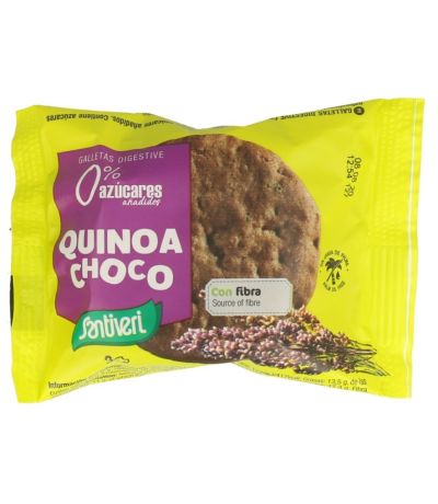Galletas Digestive Quinoa Choco 0 Azucar 27g Santiveri