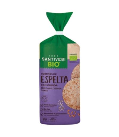 Tortitas Espelta con Quinoa Bio 100g Santiveri