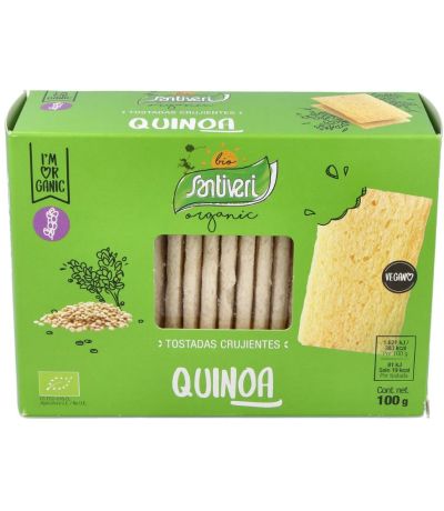 Tostadas Crujientes de Quinoa Eco Vegan 100g Santiveri