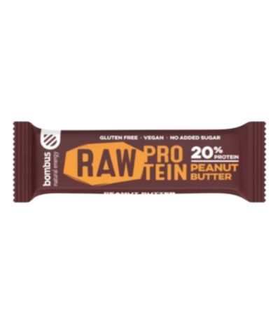 Bombus Raw Protein Con Cacahuete 20x50g Santiveri