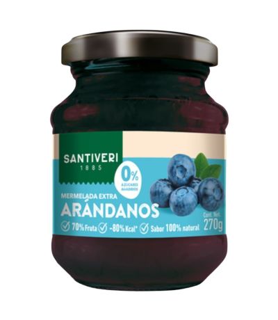 Mermelada Arandano 0% Azucares 270g Santiveri