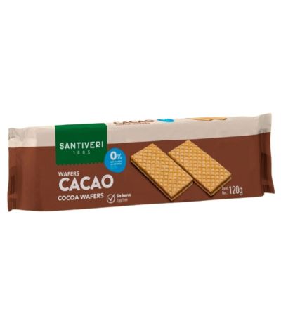 Wafers Cacao 0% 120g Santiveri