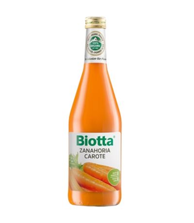 Jugo Zanahoria SinGluten Bio Vegan 500ml Biotta