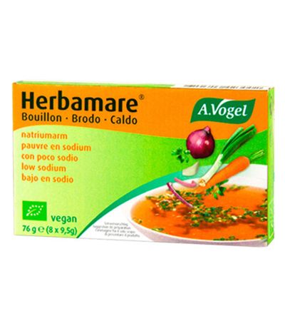 Herbamare Bouillon Cubitos Caldo Vegetal Bajo en Sal Bio Vegan A.Vogel