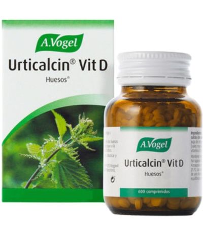 Urticalcin Vitamina D Huesos 600comp A.Vogel