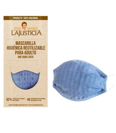 Mascarilla Higienica Reutilizable 1ud Ana Maria Lajusticia