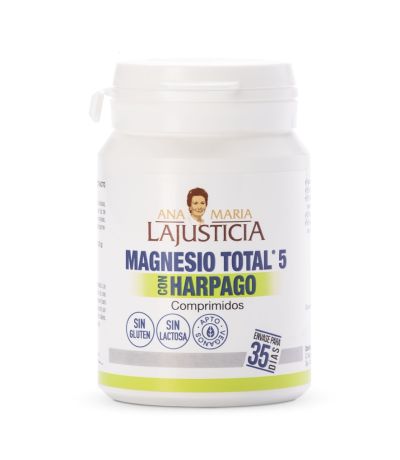 Magnesio Total 5 con Harpago SinGluten Vegan 70comp Ana Maria Lajusticia