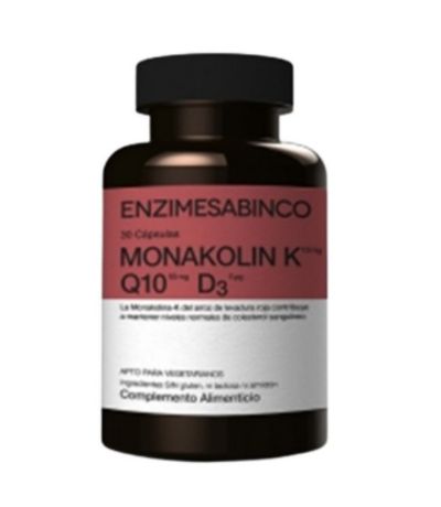 Monakolin-K Q10 Vitamina D3 SinGluten 30caps Sabinco