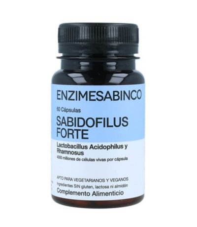 Sabidofilus Forte SinGluten Vegan 60caps Enzimesabinco