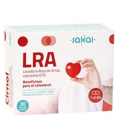 LRA Levadura Roja de Arroz Coenzima Q10 Colesterol 30caps Sakai