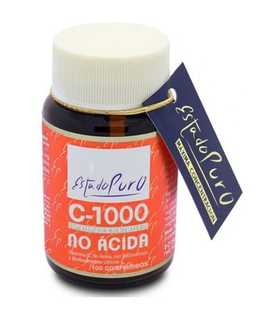 Vitamina-C 1000 No Acida Estado Puro Tongil 100comp Tong-Il