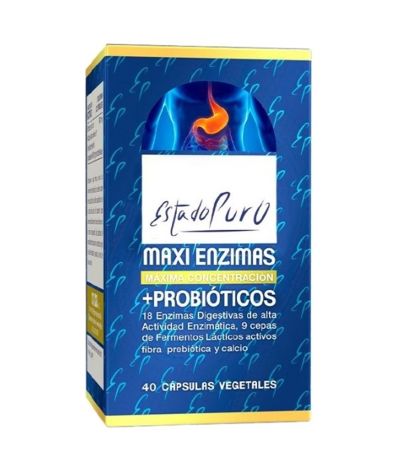 Maxi Enzimas  Probioticos Estado Puro 40caps Tong-Il