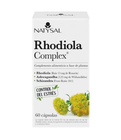Rhodiola Complex SinGluten Vegan 60caps Natysal