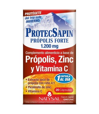 ProtecSapin Propolis Forte SinGluten 20caps Natysal