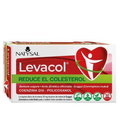 Levacol Vegan SinGluten 30caps Natysal
