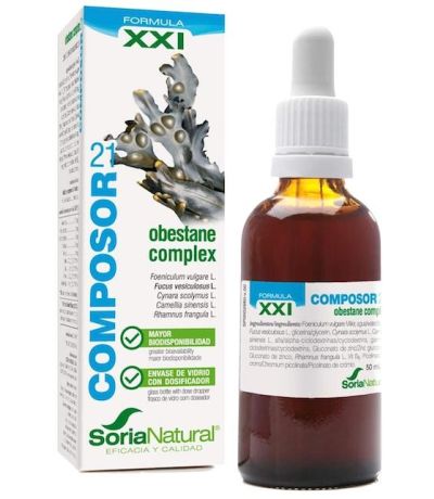 Composor 21 Obestane Complex Formula XXI Vegan 50ml Soria Natural