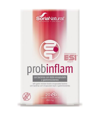 Probinflam 450Mg SinGluten 20caps Soria Natural