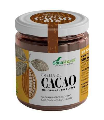 Crema de Cacao Bio Vegan SinGluten 200g Soria Natural