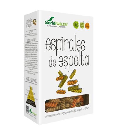 Espirales de Espelta Integral Bio Vegan 250g Soria Natural