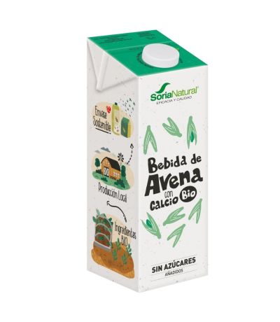Bebida Vegetal de Avena con Calcio Bio Vegan 6x1L Soria Natural