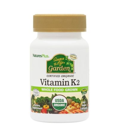 Source Of Life Garden Vitamina K2 SinGluten 60caps NatureS Plus