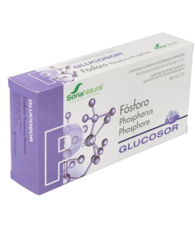 Glucosor Fosforo 28 Viales Soria Natural