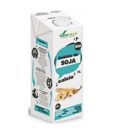 Bebida Vegetal de Soja con Calcio SinGluten Bio Vegan 6x1L Soria Natural