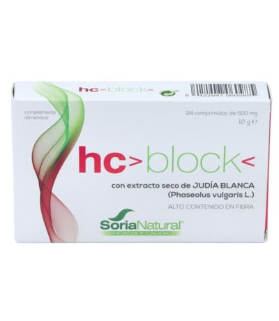 Hc Block 500Mg 24comp Soria Natural