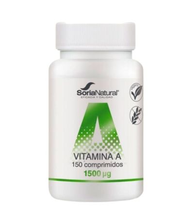 Vitamina A Vegan SinGluten 150comp Soria Natural