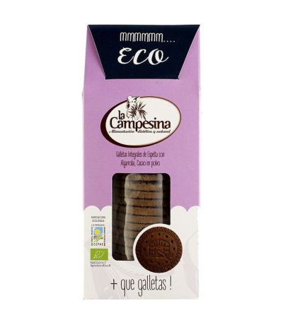 Galletas de Espelta Algarroba y Cacao For Kids Eco 115g La Campesina