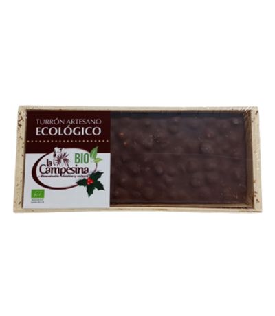 Turron chocolate con avellanas Eco SinGluten 200g La Campesina
