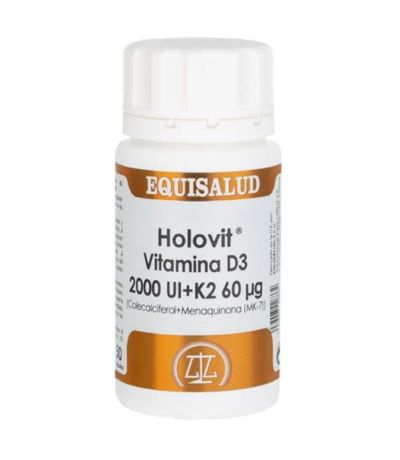 Holovit Vitamina D3 2000UI  K2 60Mg 50caps Equisalud