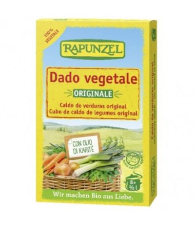 Cubitos de Caldo Vegetal Eco Vegan 1 caja Rapunzel