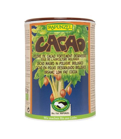 Cacao en Polvo desgrasado Bio Vegan 250g Rapunzel