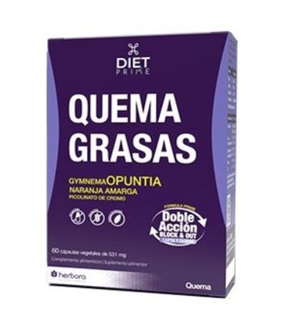 Quema Grasas Vegan SinGluten 60caps Diet Prime Herbora