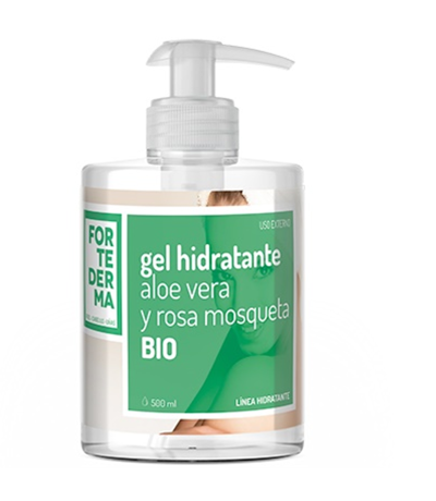 Gel Hidratante de Aloe Vera con Rosa Mosqueta Bio Vegan 500ml Fortederma Herbora