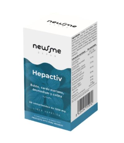 Hepactiv Vegan 1250Mg 30caps Newme Depur Herbora