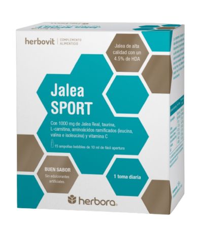 Jalea Sport SinGluten 15 Ampollas Herbora