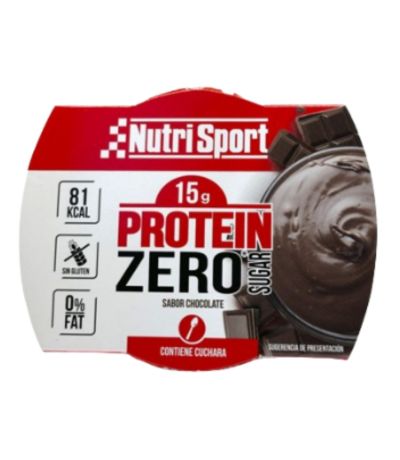 Postre Protein Choco Zero Sin Gluten 135g Nutri Sport