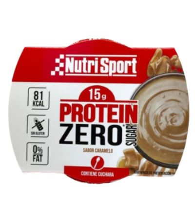 Postre Protein Caramelo Zero Sin Gluten 135g Nutri Sport