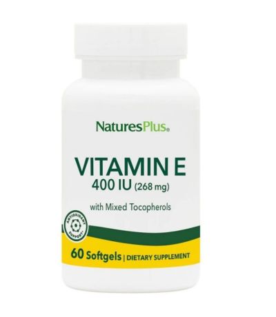 Vitamina-E 400Ui SinGluten 60 Perlas NatureS Plus
