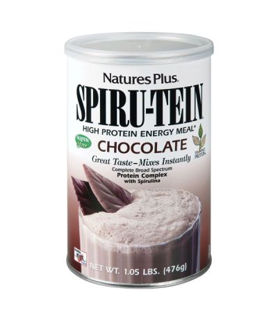 Spirutein Chocolate SinGluten 476g NatureS Plus