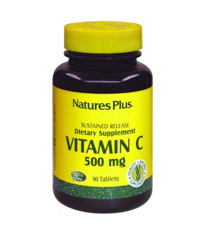 Vitamina-C 500Mg SinGluten 90comp NatureS Plus