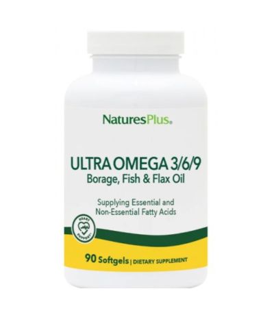 Ultra Omega-3-6-9 Control Colesterol SinGluten 90 Perlas NatureS Plus