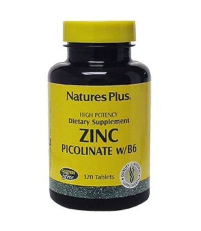 Picolinato de Zinc 30Mg SinGluten 120comp NatureS Plus
