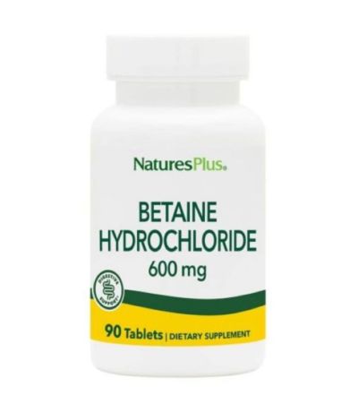 Betaina Hydrochloride 600Mg SinGluten 90comp NatureS Plus